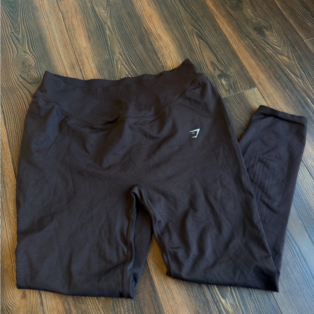 Gymshark Dark Brown SWEAT SEAMLESS LEGGINGS XXL - Picture 3 of 9